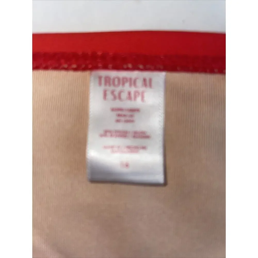 Tropical Escape Bikini Mix-And-Match Size 14 Melon‎